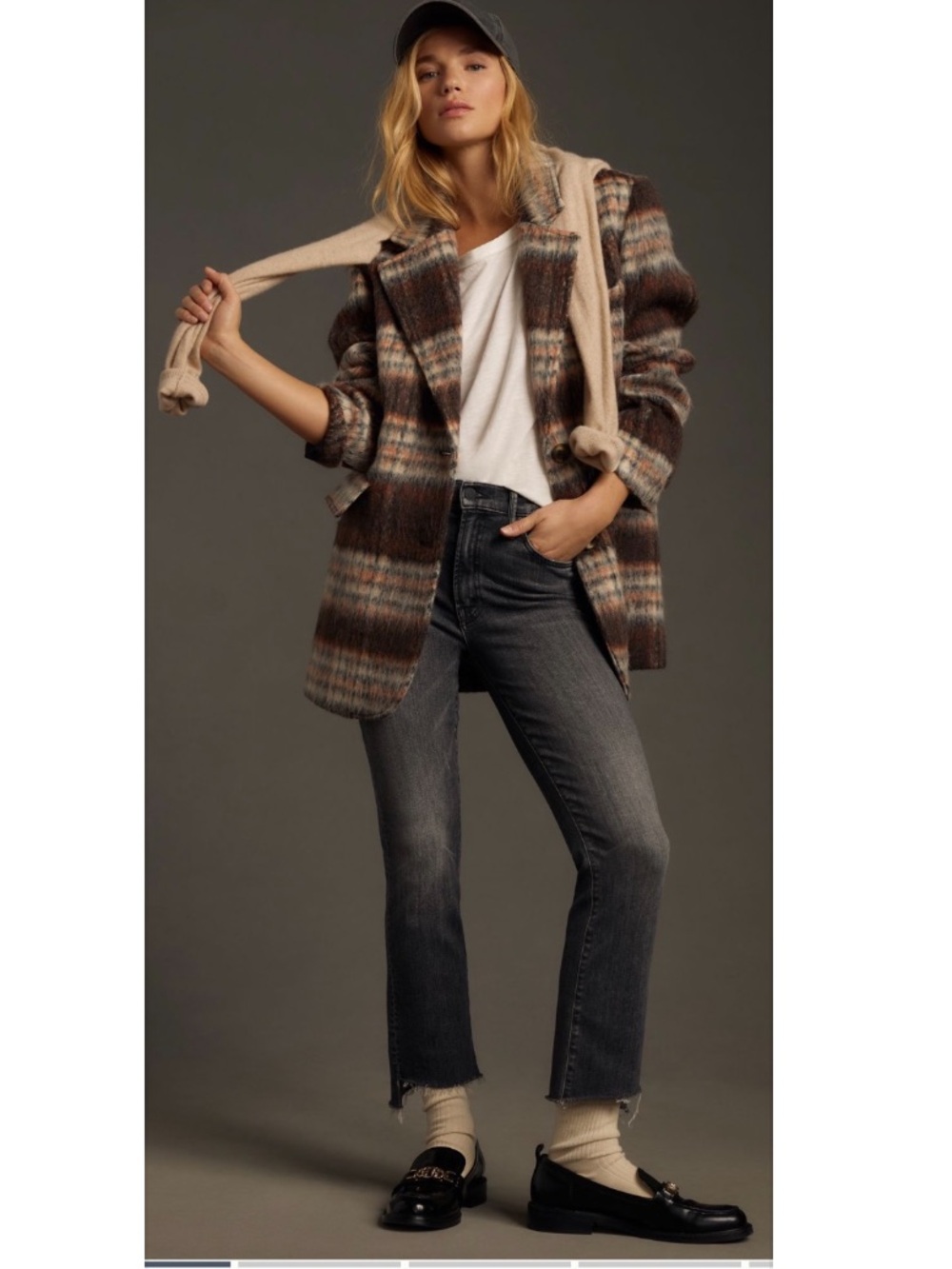 MOTHER The Inside Crop Jeans in SAVE YOUR SOUL.